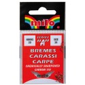 Carlige Milo Carbon 110 Serie A  20buc/plic