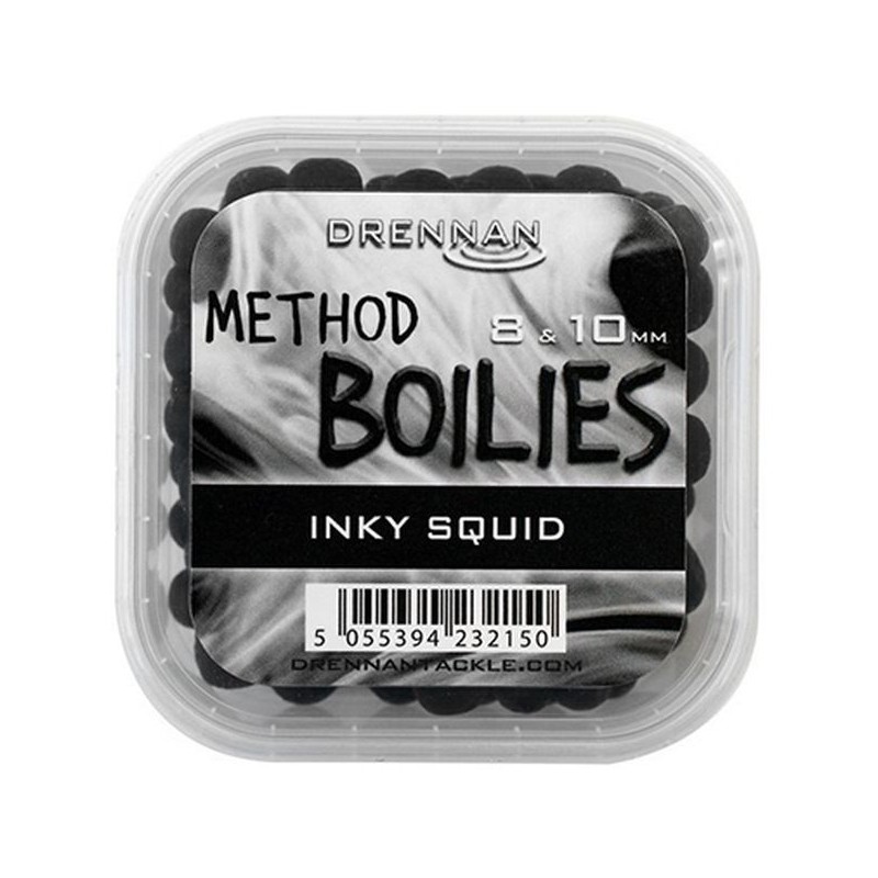 Drennan Method Boilies 8mm & 10 mm Inky Squid