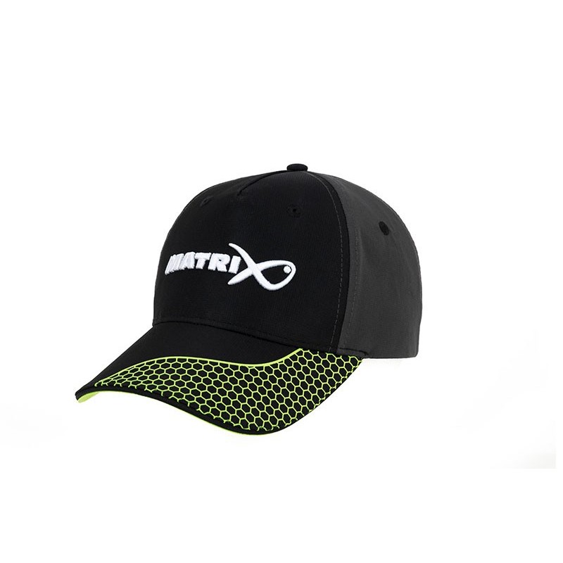 Sapca Matrix Baseball Hat, Grey/Lime