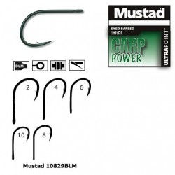 Carlige Mustad Carp Power 10829BLM