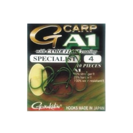 Carlige Gamakatsu A1 G-Carp Green Special