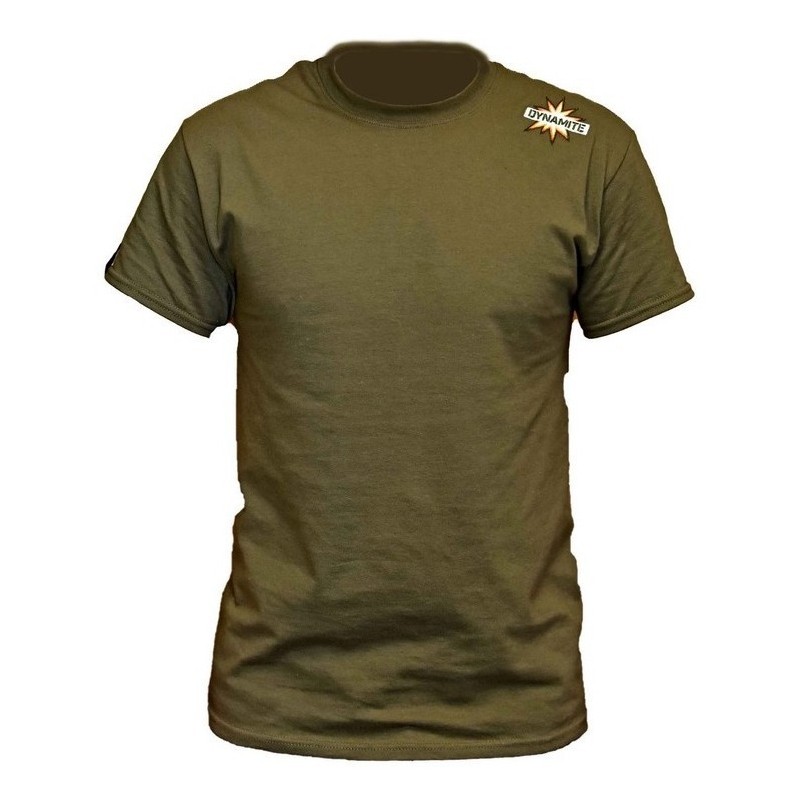 Tricou Dynamite Baits Carp T-Shirt Khaki Green