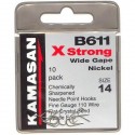 Carlige Kamasan B611 X Strong Wide Gape Nickel
