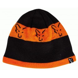 Caciula Fox Black/Orange Beanie