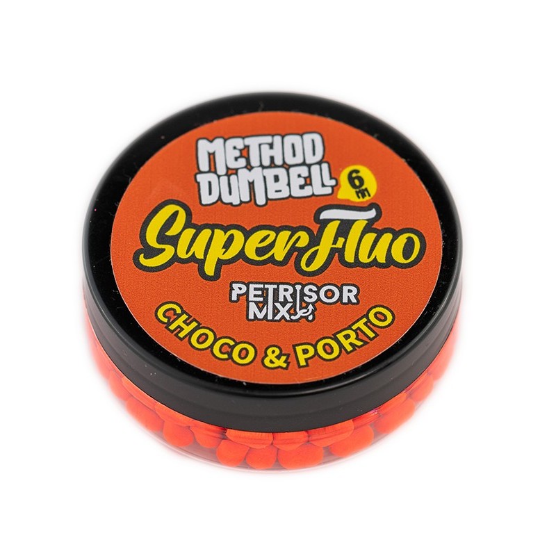 Petrisor Mix Super Fluo Method Dumbell 6mm Choco&Porto Portocaliu