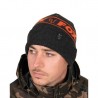 Caciula Fox Collection Beanie Hat, Black and Orange