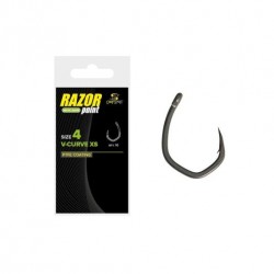 Carlige Carp Spirit Razor Point V-Curve XS Nr.4