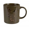 Cana Ceramica Fox Green and Camo Head Ceramic Mug