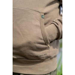 Hanorac Korum Classic Barbel Hoodie Brown Olive Marimea L