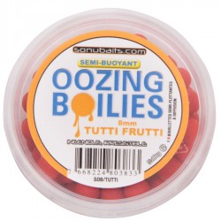 Sonubaits Semi Flotant Oozing Boilies - Tutti Frutti